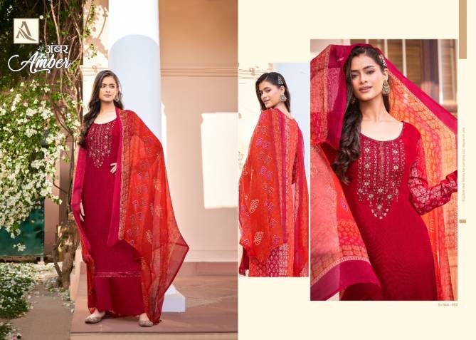 Alok Amber 6 New Fancy Wear Designer Printed Dress Material Latest Collection